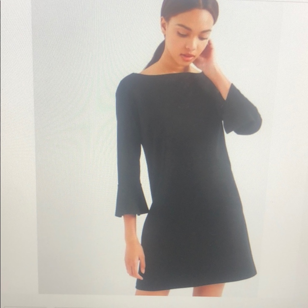 GAP Black Bell sleeve dress